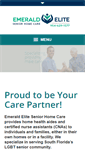 Mobile Screenshot of emeraldelitehomehealth.com